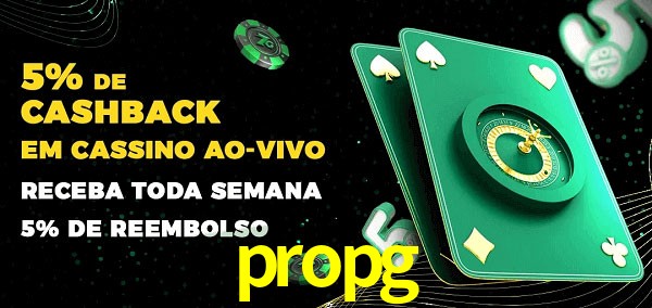 Promoções do cassino ao Vivo propg